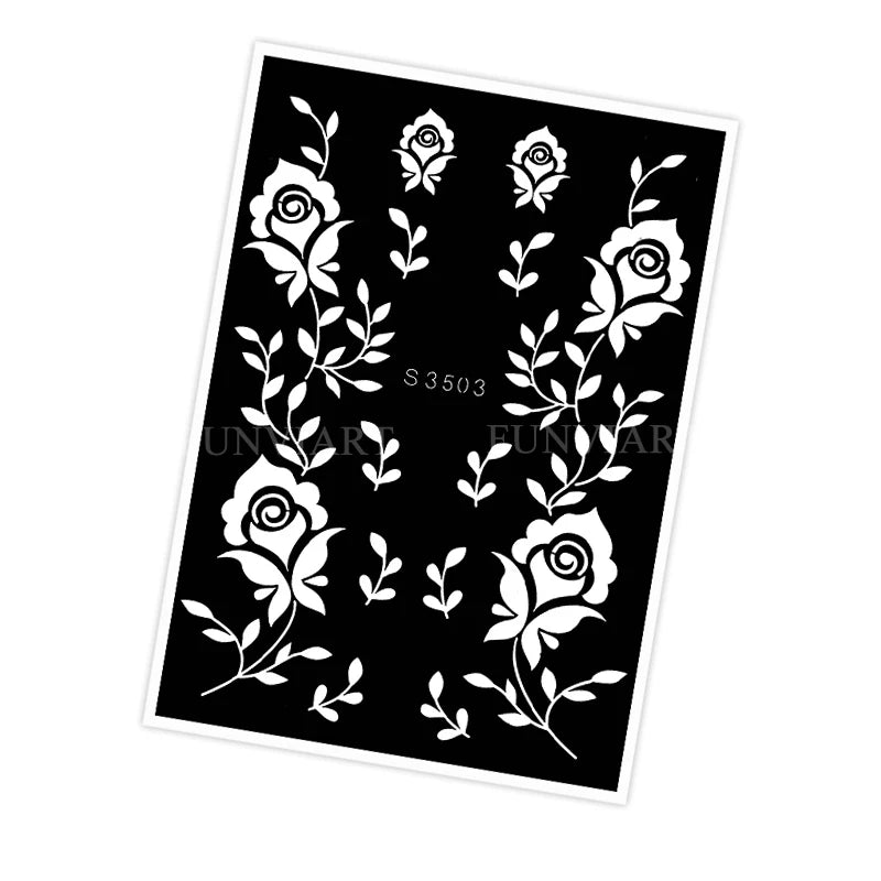 Pochoir tatouage temporaire réutilisable