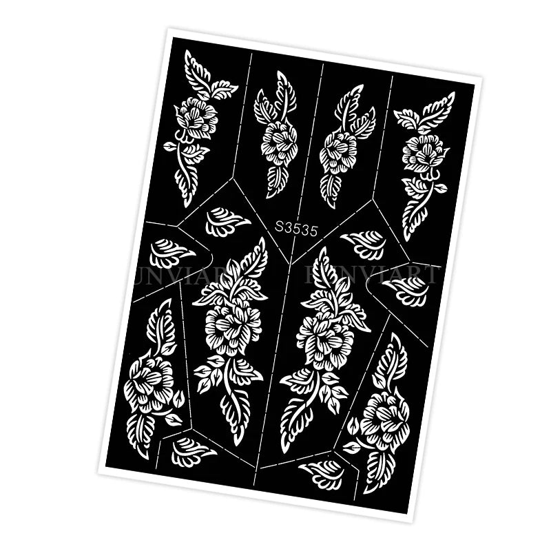 Pochoir tatouage temporaire réutilisable