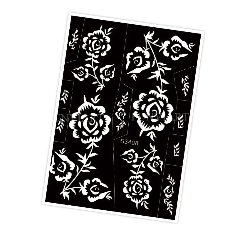 Pochoir tatouage temporaire réutilisable