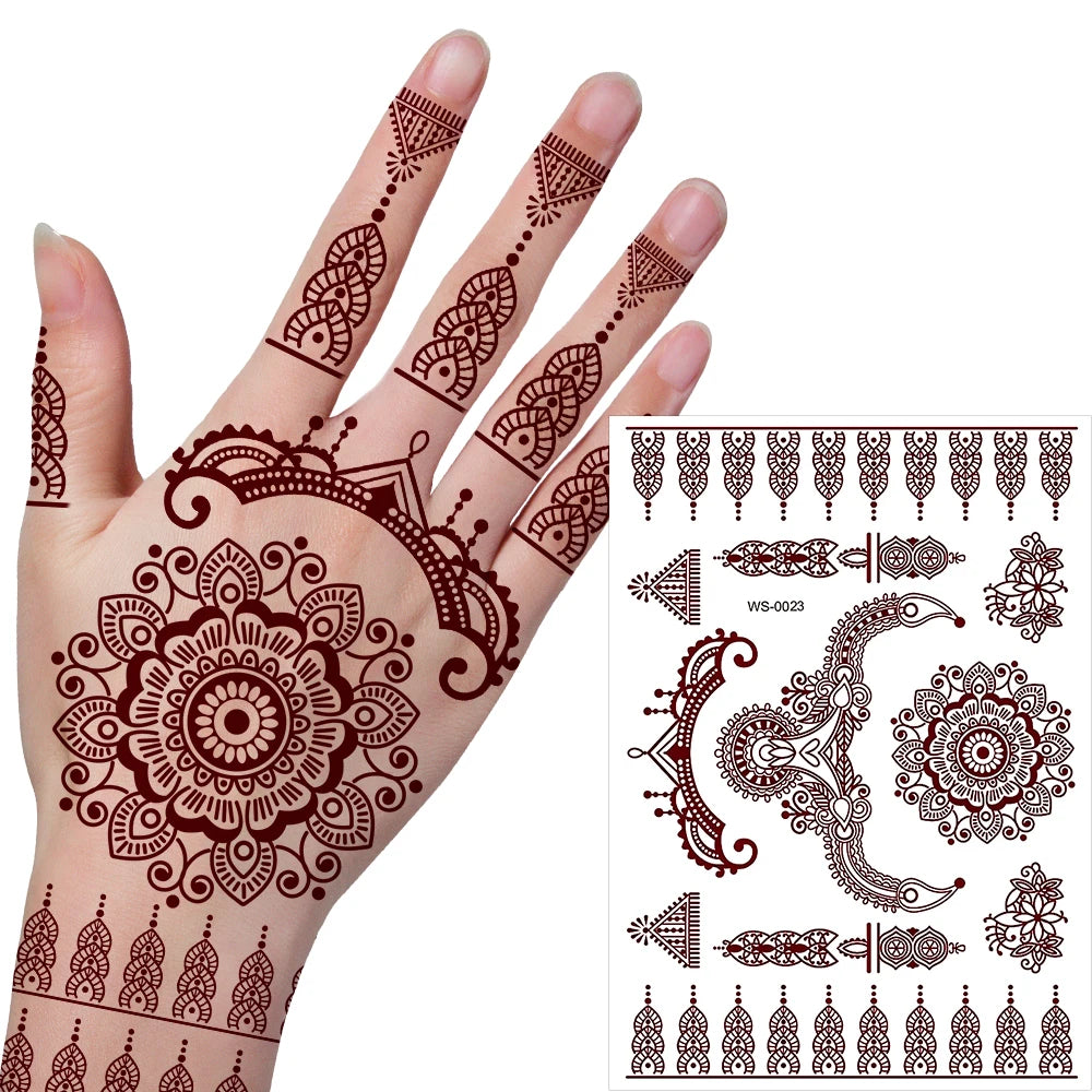 Henné stickers waterproof