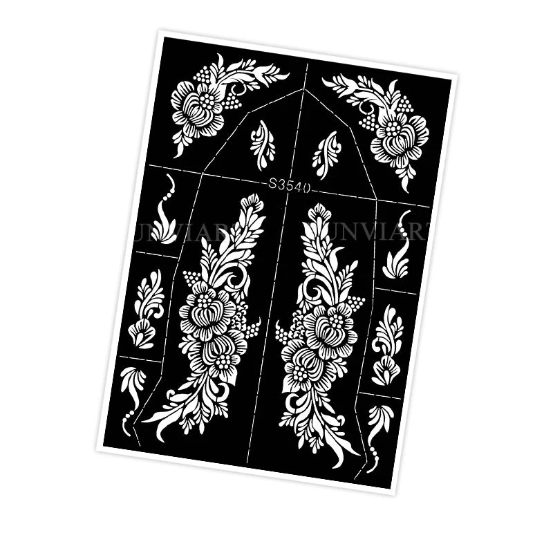 Pochoir tatouage temporaire réutilisable