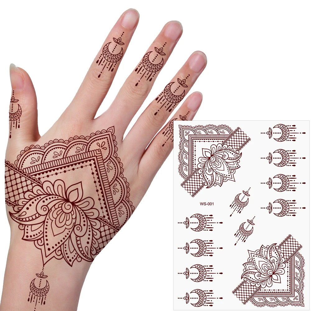 Henné stickers waterproof