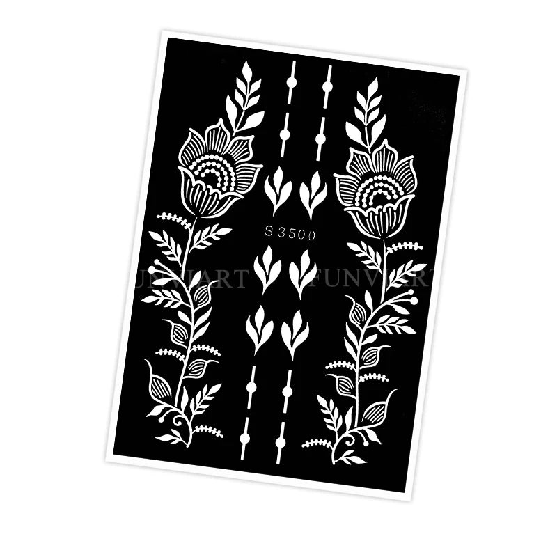 Pochoir tatouage temporaire réutilisable