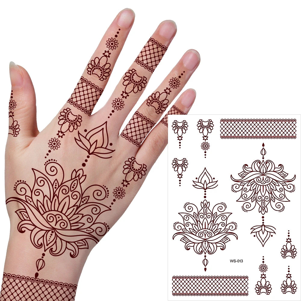 Henné stickers waterproof