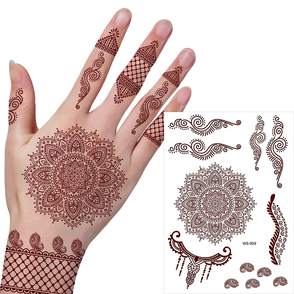 Henné stickers waterproof