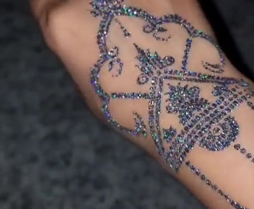 Pochoir tatouage temporaire réutilisable